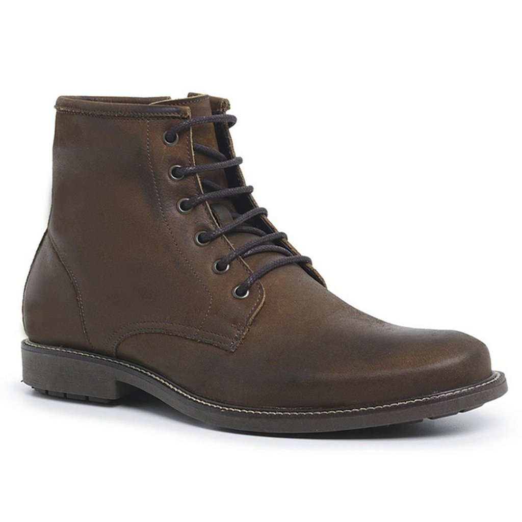 Bota de deals couro marrom masculina